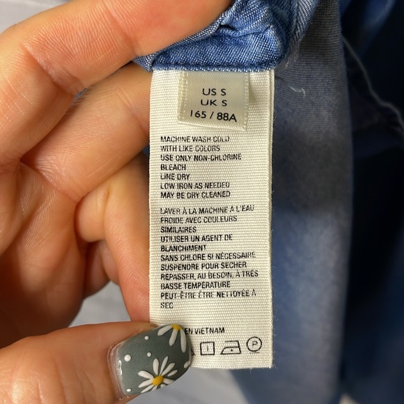 NWT We The Free Summer Love Top - Indigo - Size Small Oversized - Picture 14 of 17